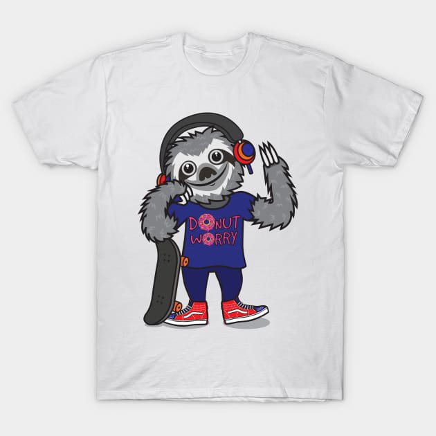 Sloth Life T-Shirt by Plushism